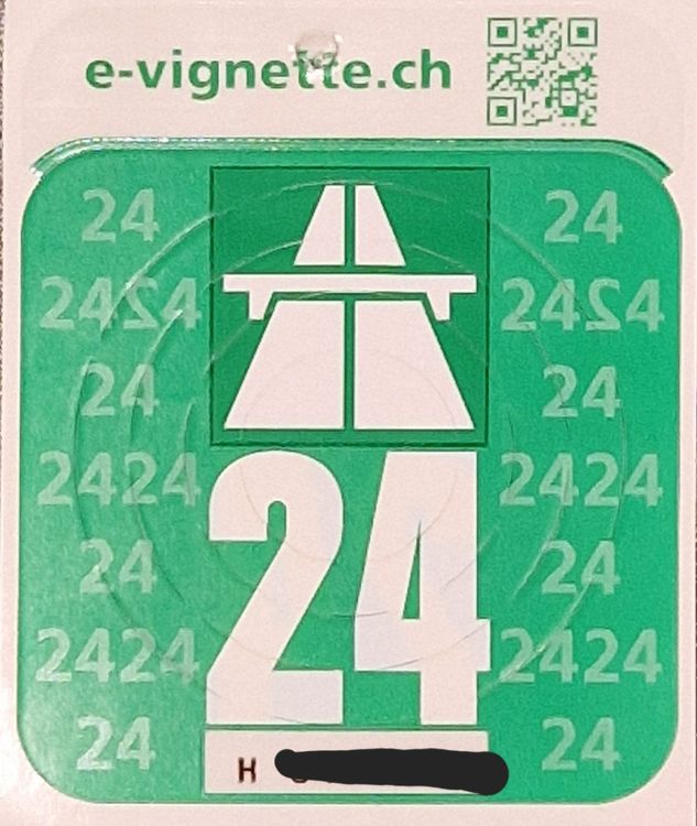 Autobahn-vignette 2024 