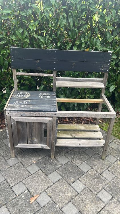 Matschküche aus Holz für Garten Kaufen auf Ricardo