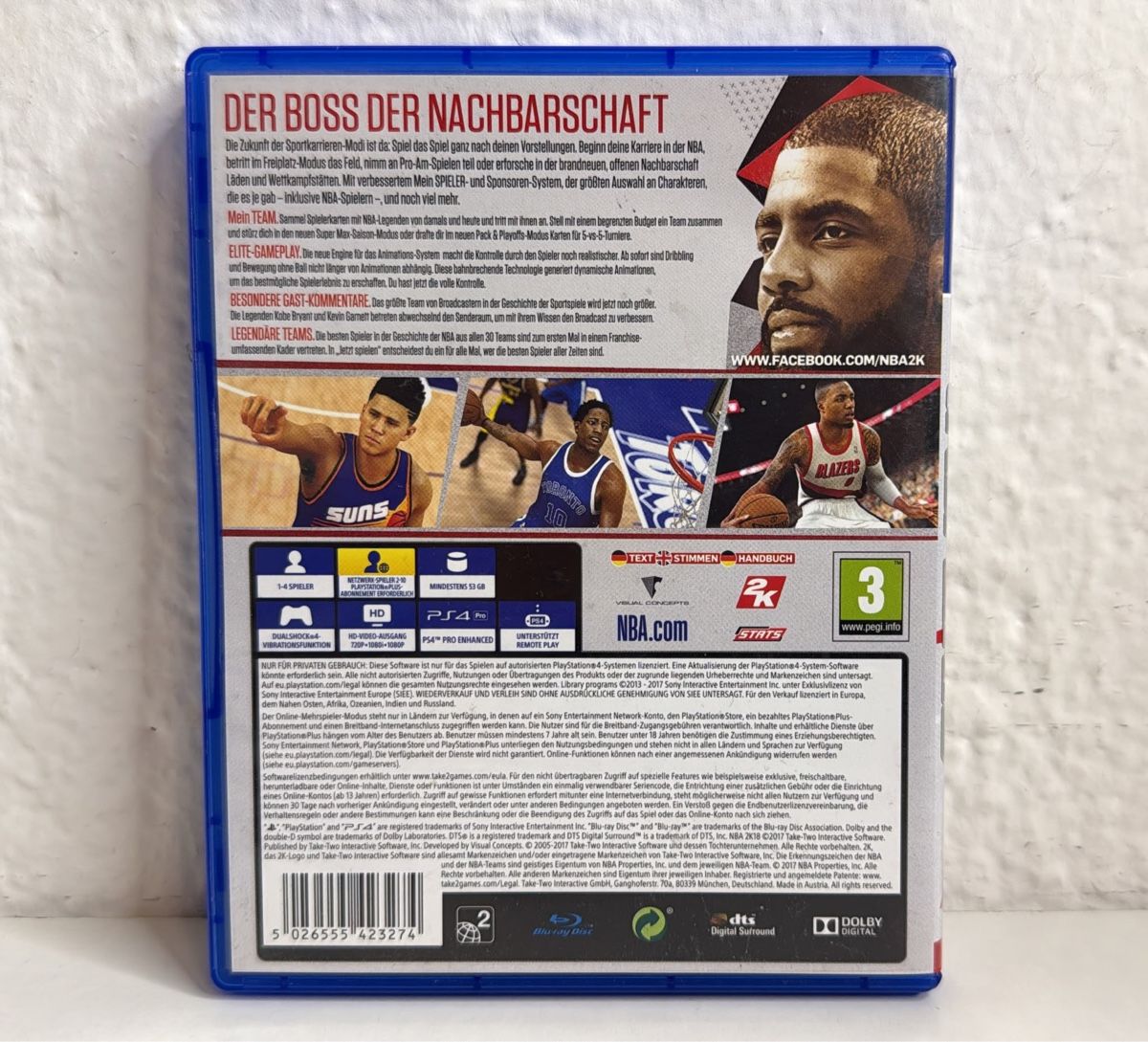 Sony Spiele: NBA 2K18 - PS4/PS5 Game – Gebraucht aus Ehrendingen von bubulence 1