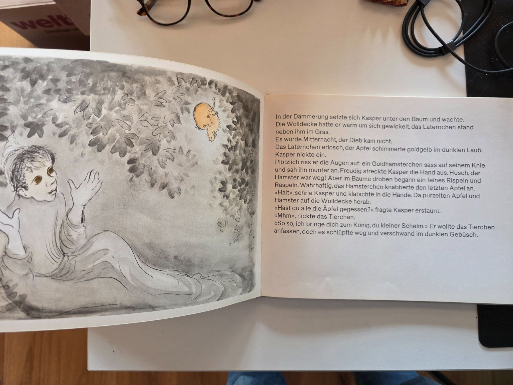 Libri: Der Goldapfelhamster - Therese Keller - Märchen 1969 – Usato da Walterswil BE venduto da Lonitti 2