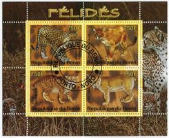 Block "Luchs, Leopard, Puma". Benin