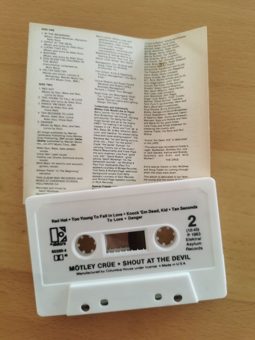 Musicassette: Mötley Crüe – Shout At The Devil – Usato da St.Gallen venduto da Tamal0204 2