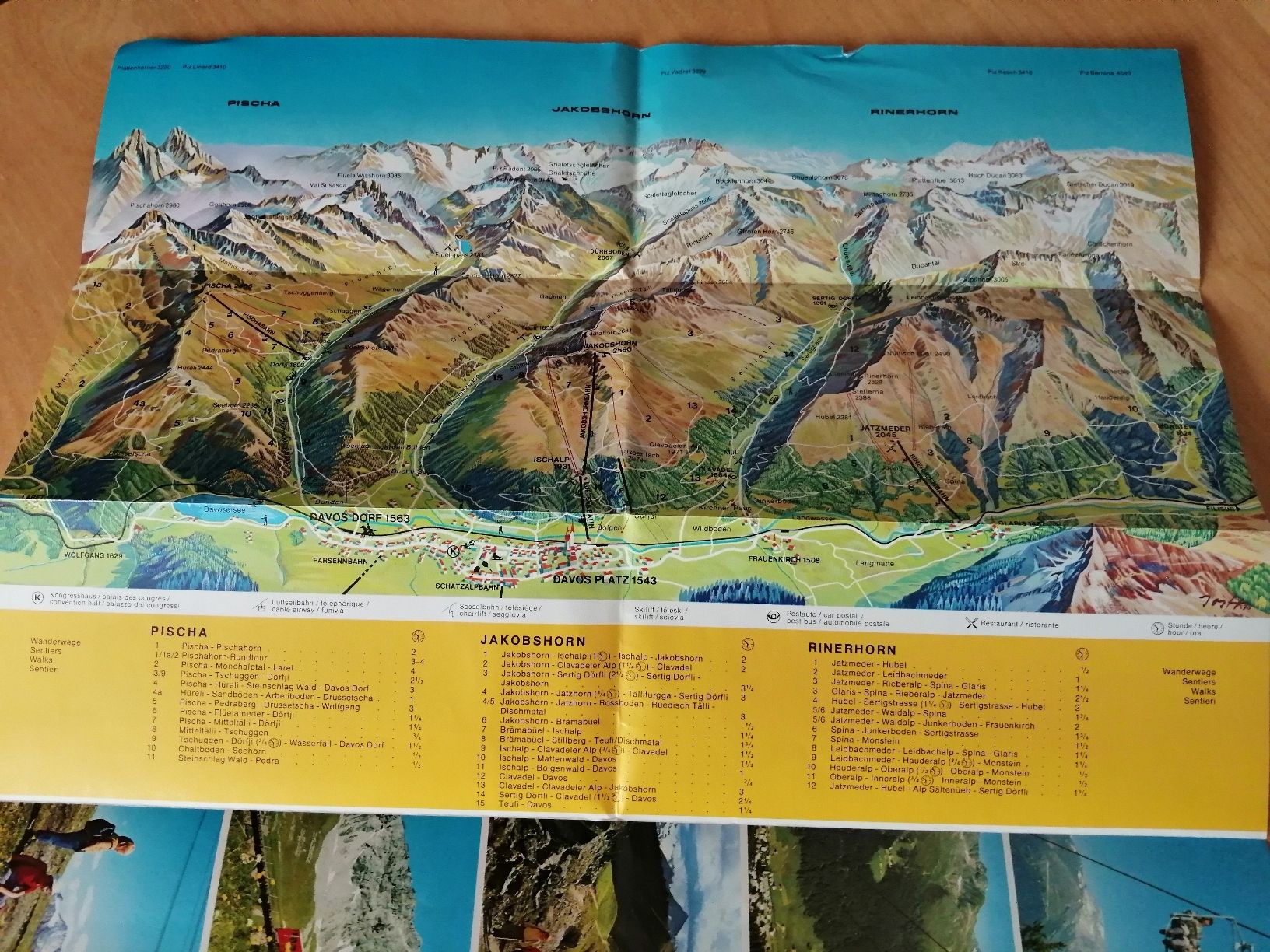 Documenti: Davos - Sommer/Herbst Prospekt 1986/87  – Usato da Honau venduto da holunder3 5