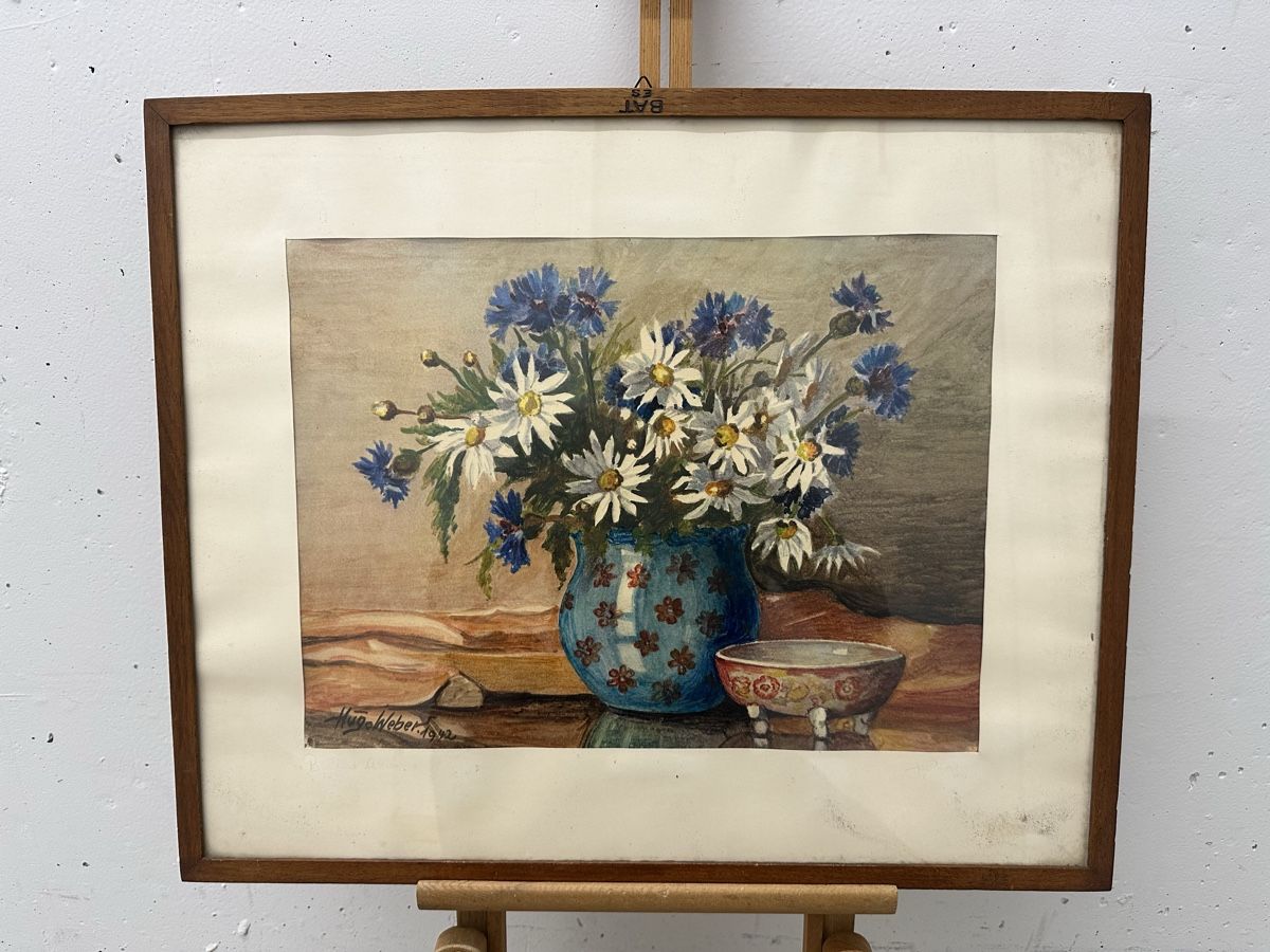 Dipinti: Hugo Weber Zeichnung Bild 1942 – Usato da Ebikon venduto da Gaenggeliwaar