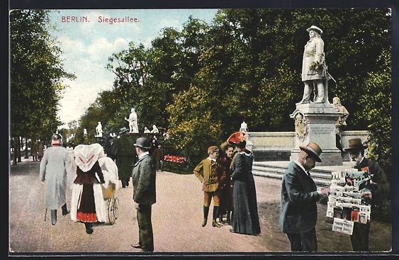 Cartoline postali: Berlin-Tiergarten, Mobiler Ansichtskarte – Usato da Berlin venduto da bartko-reher