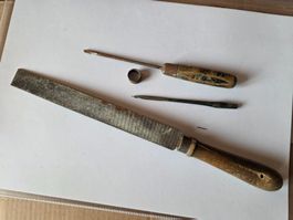 antike Hand Werkzeuge vintage Werkzeug