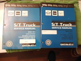 GMC Truck Service Manual 1996 S/T 1 & 2