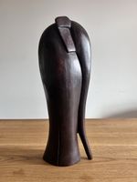 Elefant Holz Skulptur 29 cm – midcentury