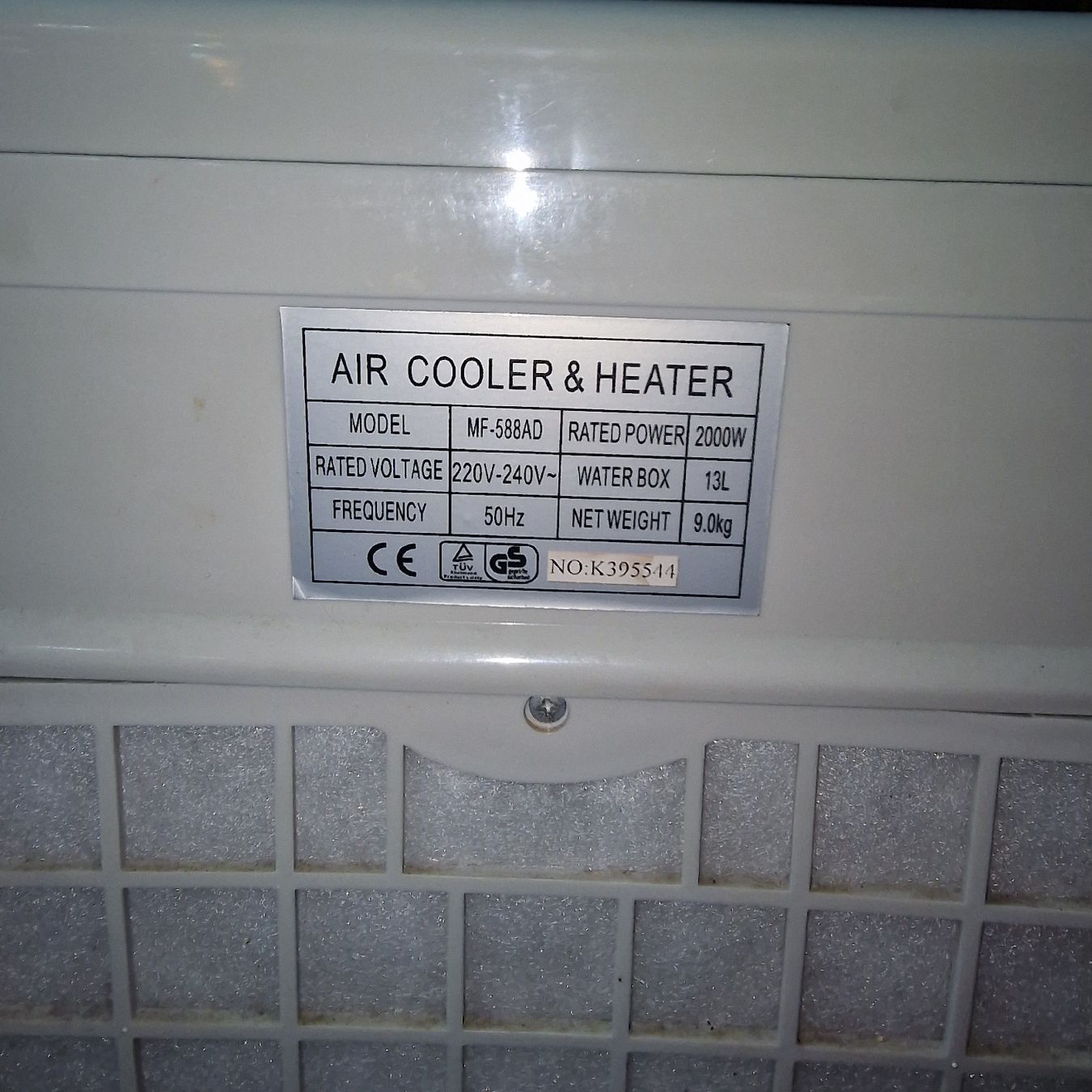 Klimageräte: Klimagerät  MF-588 Aircooler – Gebraucht aus Thun von kik03 3