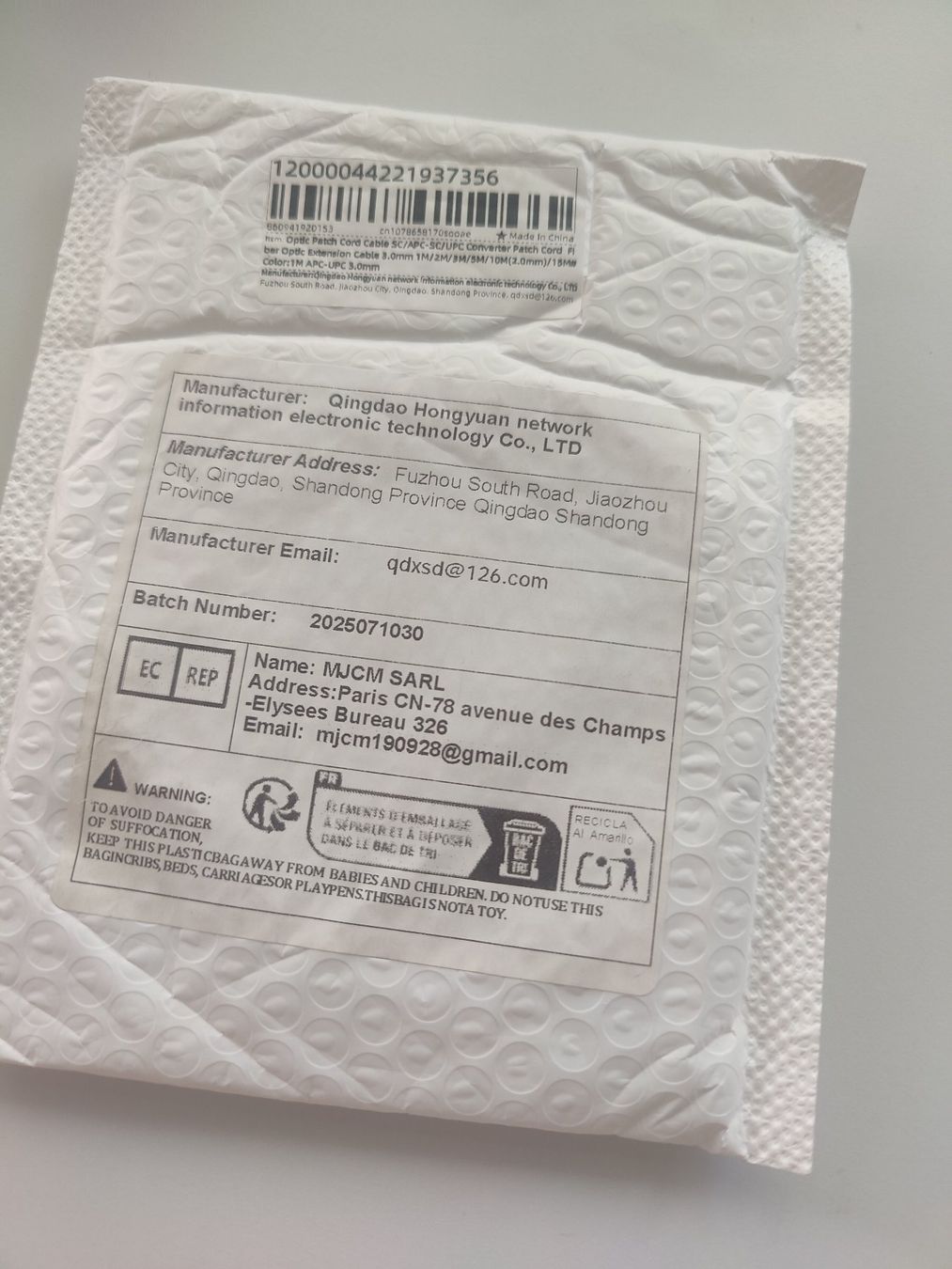 Câbles: 3STK Fibre Patch SC/APC - SC/UPC | Singlemode | Simplex | 1m – Neuf avec emballage d'origine à Weggis par cermit 2