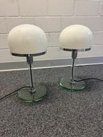 Tischlampe Bauhaus  Glas Chrom