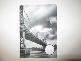 Notizbuch Brooklyn Bridge New York Motiv A4 liniert neu