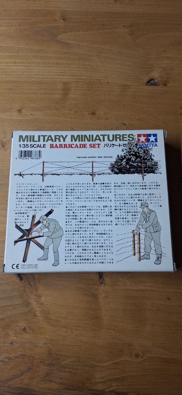 Tamiya Kit di modellismo & Modellini statici: Tamiya Military Barricade Vintage – Nuovo e nell'imballaggio originale da Losone venduto da 143_Vintage 1