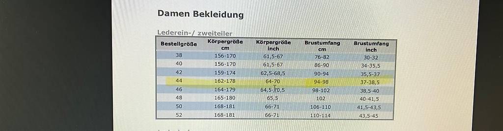 Lotti di vestiti: Lederkombi Spidi Poison Damen Gr. 44 – Usato da Menzingen venduto da fairy123 4