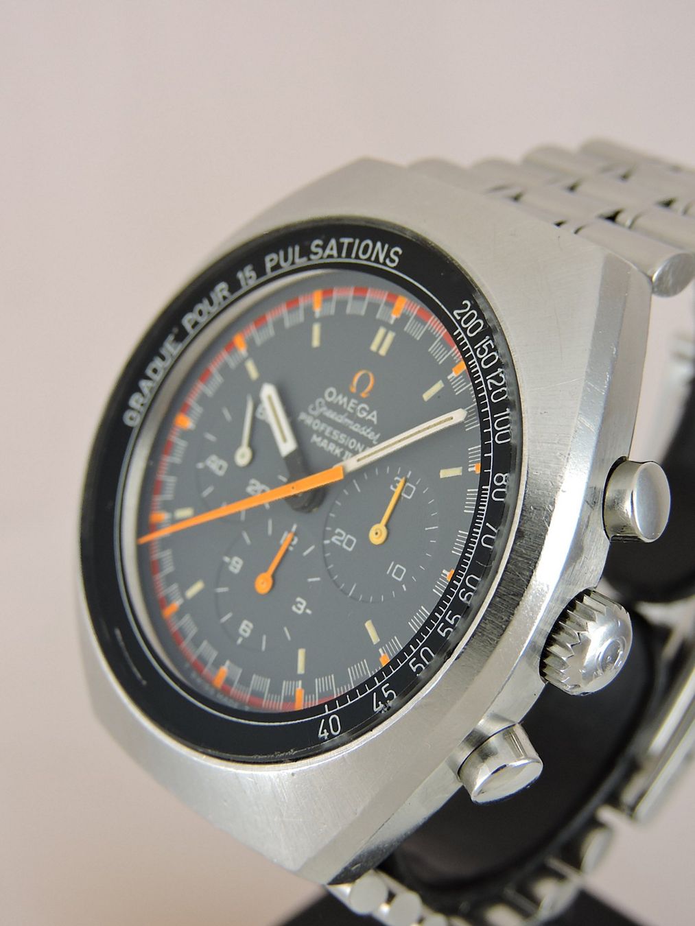 Omega Orologi: 1971 Omega Speedmaster Mark II Pulsations, Racing - Serviced – Usato da Bern venduto da Vintage-Oyster 4