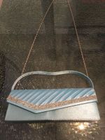 schöne hellblaue Hochzeits-Tasche