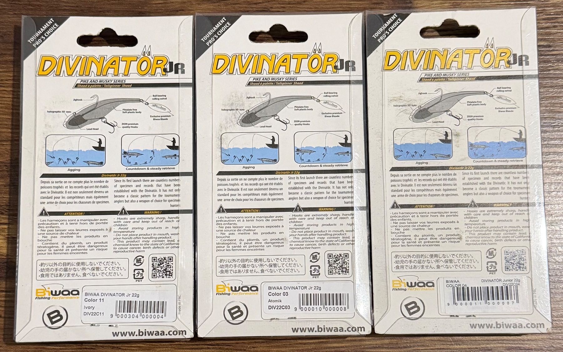 Esche: BIWAA Divinatör Junior Set 3 - 22 gr – Nuovo e nell'imballaggio originale da Widnau venduto da Fishingtackle_Oggy 1