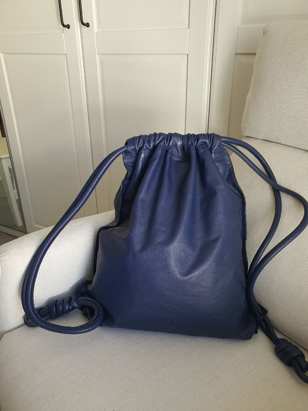 Loewe Borse: Loewe Backpack Leather Blue Used  – Nuovo (secondo la descrizione) da Genève venduto da gvokiii
