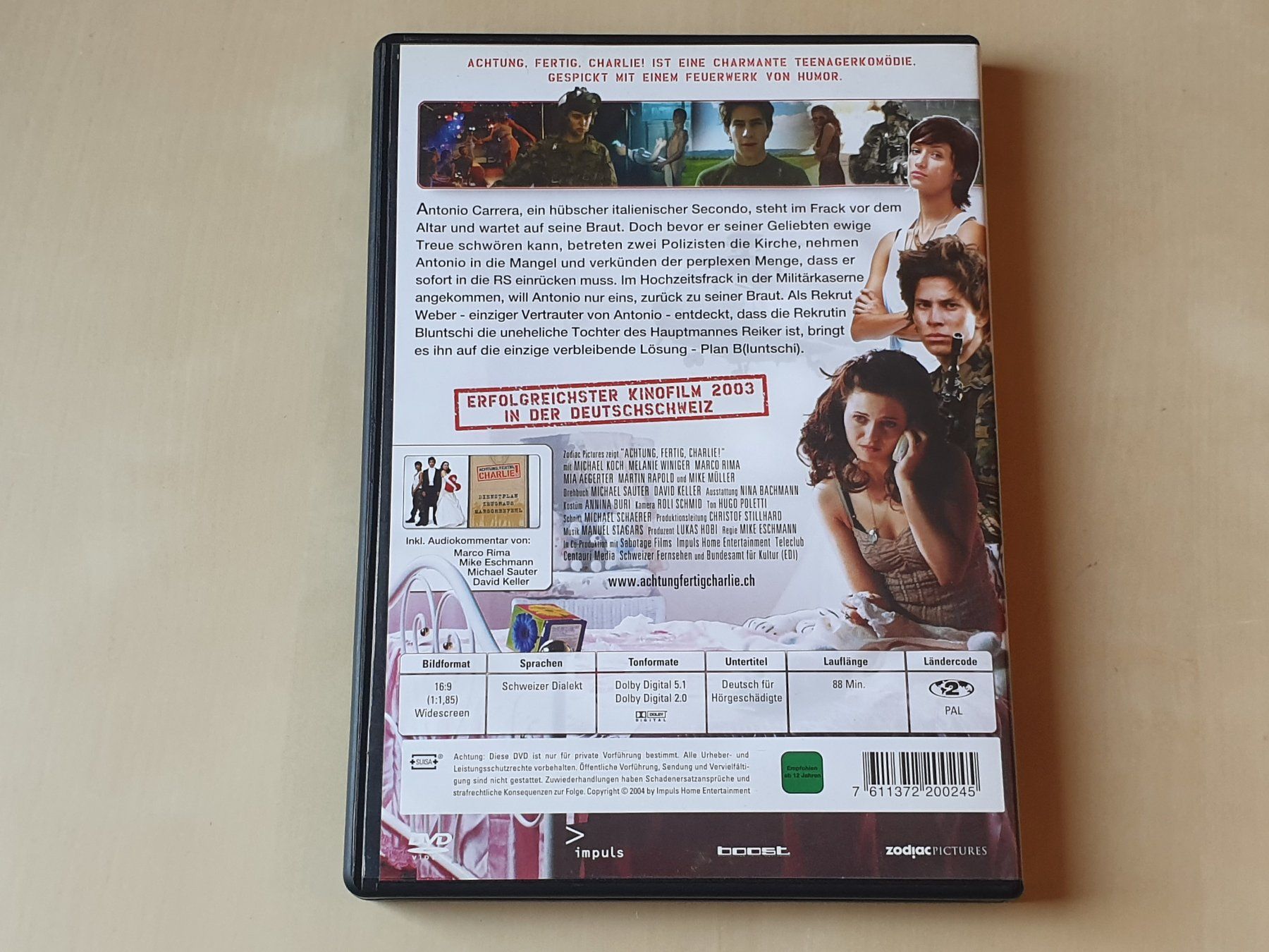 Tutti i DVDs: Achtung Fertig Charlie – Usato da Stansstad venduto da collectorsshop 1