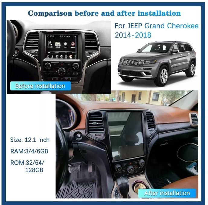 Pantalla Jeep Grand Cherokee 2014-2018 | Meses sin interés