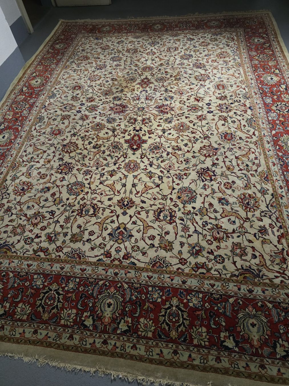 Tappeti: Perserteppich, Orientteppich, Vintage, Rot/Beige, Top! – Usato da winterthur venduto da Sammlerecke