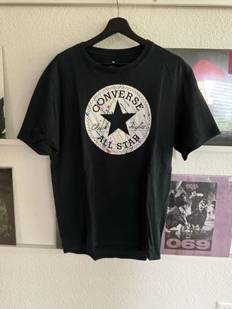 Converse T-Shirt schwarz mit Logo Graffiti 