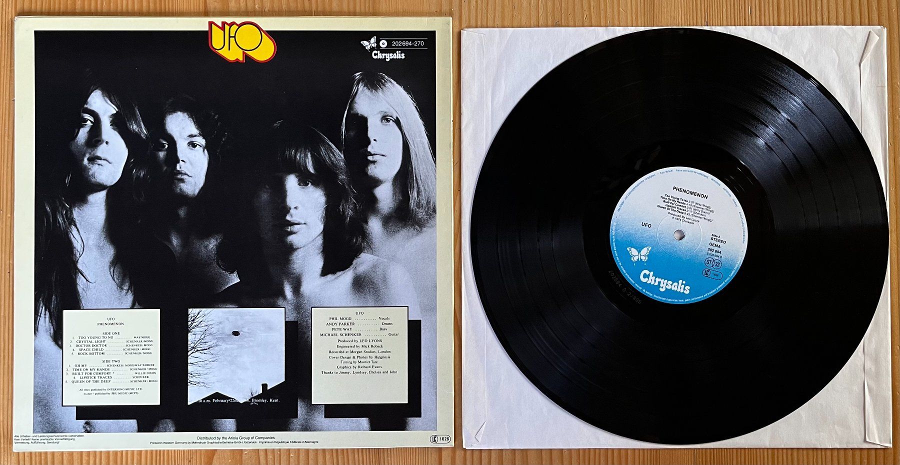 Vinyles: UFO – Phenomenon – D'occasion à Gelterkinden par RoxyRock 1