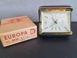 Reiseuhr/wecker Europa DE Ref 4530, 2 Jewels mit Originalbox
