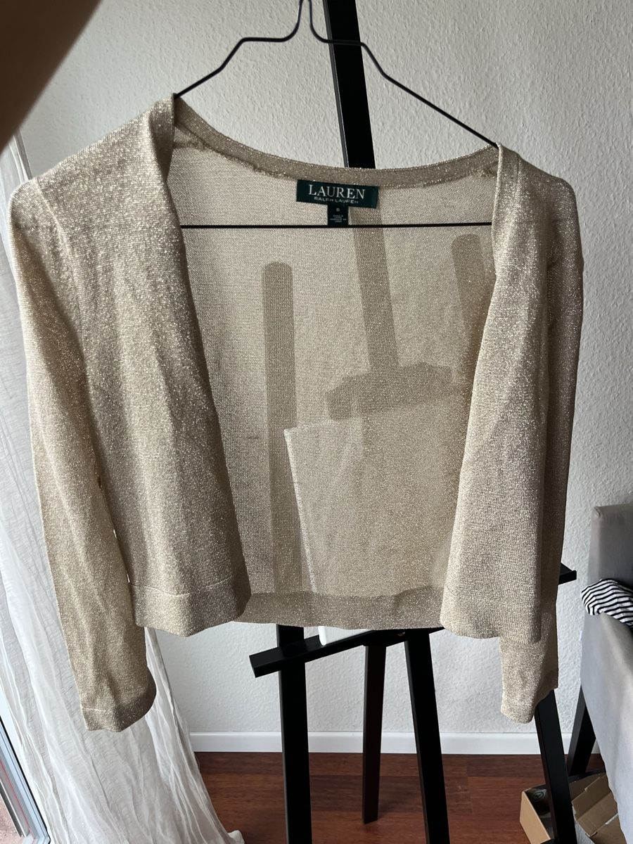 Ralph Lauren Giacche: Ralph Lauren Shimmer Cardigan – Nuovo (secondo la descrizione) da Cham venduto da max_q5dz 1
