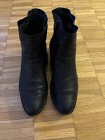 Schicke Lederstiefel für den Herbst, Grösse 40 Schwarz!