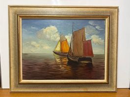 Schönes Ölgemälde signiert N. Stöcklin 1957