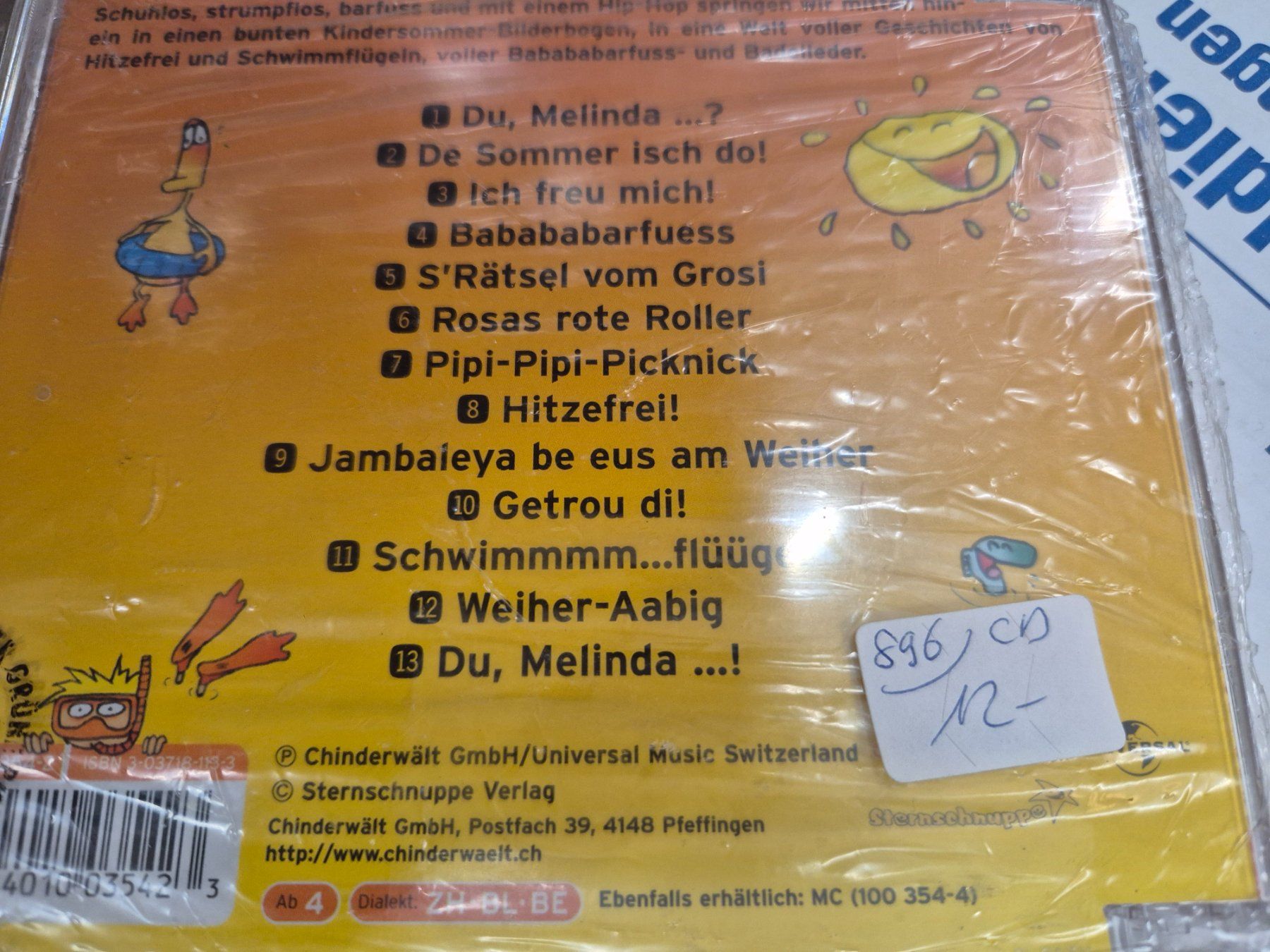 Livres audio: 6 Kinder cds Lieder Hörbuch K37 – Neuf avec emballage d'origine à Schwarzenburg par Flamingo07 5