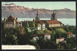 AK Lausanne, Le Chateau, 1906