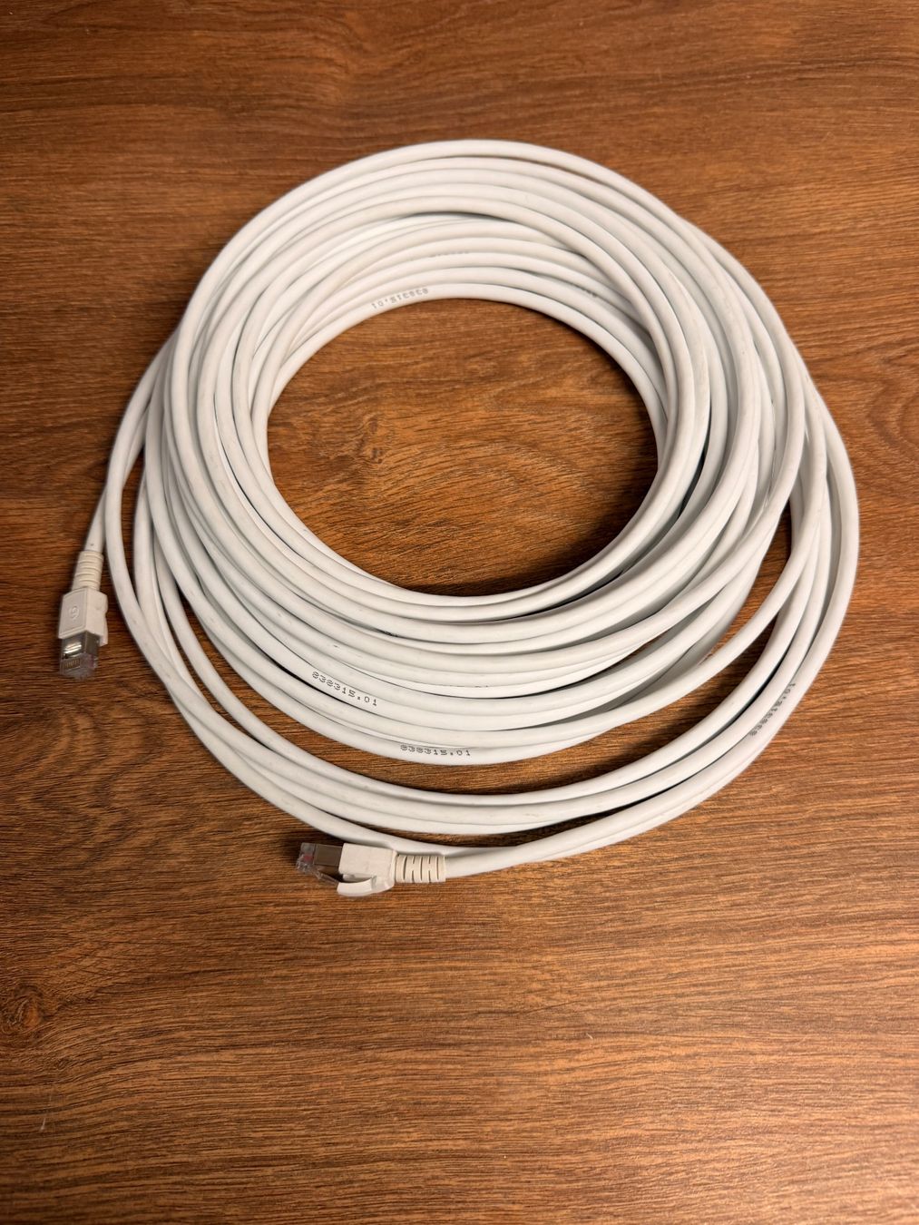 Cavi: Netzwerkkabel, CAT 6a, 20 Meter, Weiss – Nuovo (secondo la descrizione) da Nussbaumen AG venduto da olitech5415