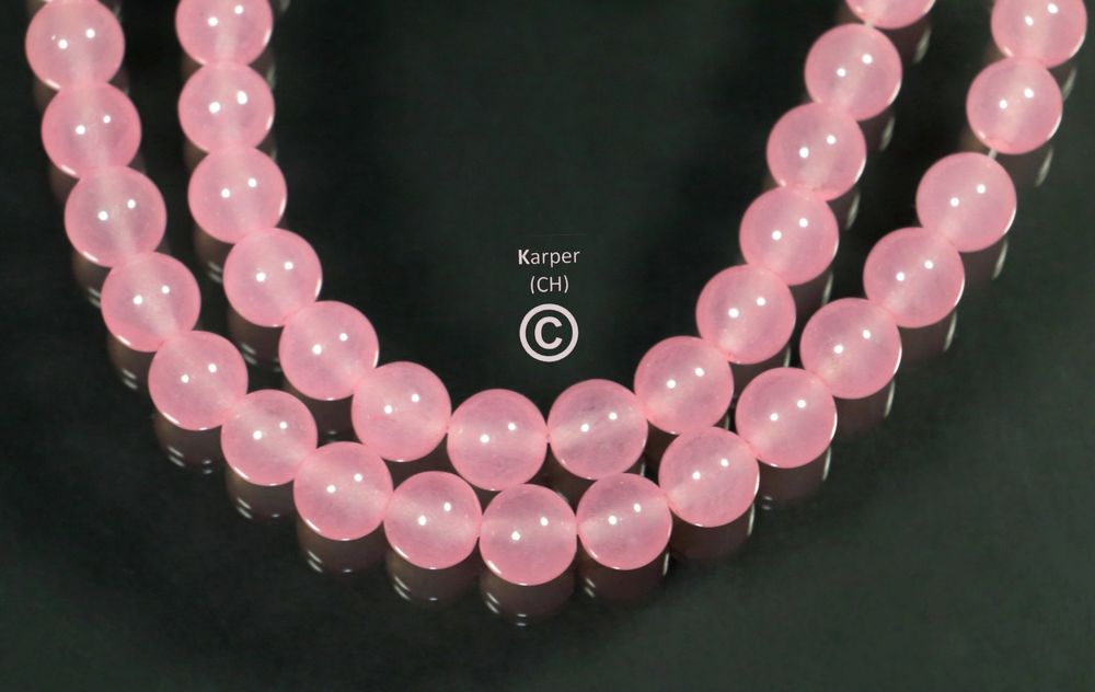 Jade Strang, Rosa / Rang Jade, rose, 6 mm | Kaufen auf Ricardo