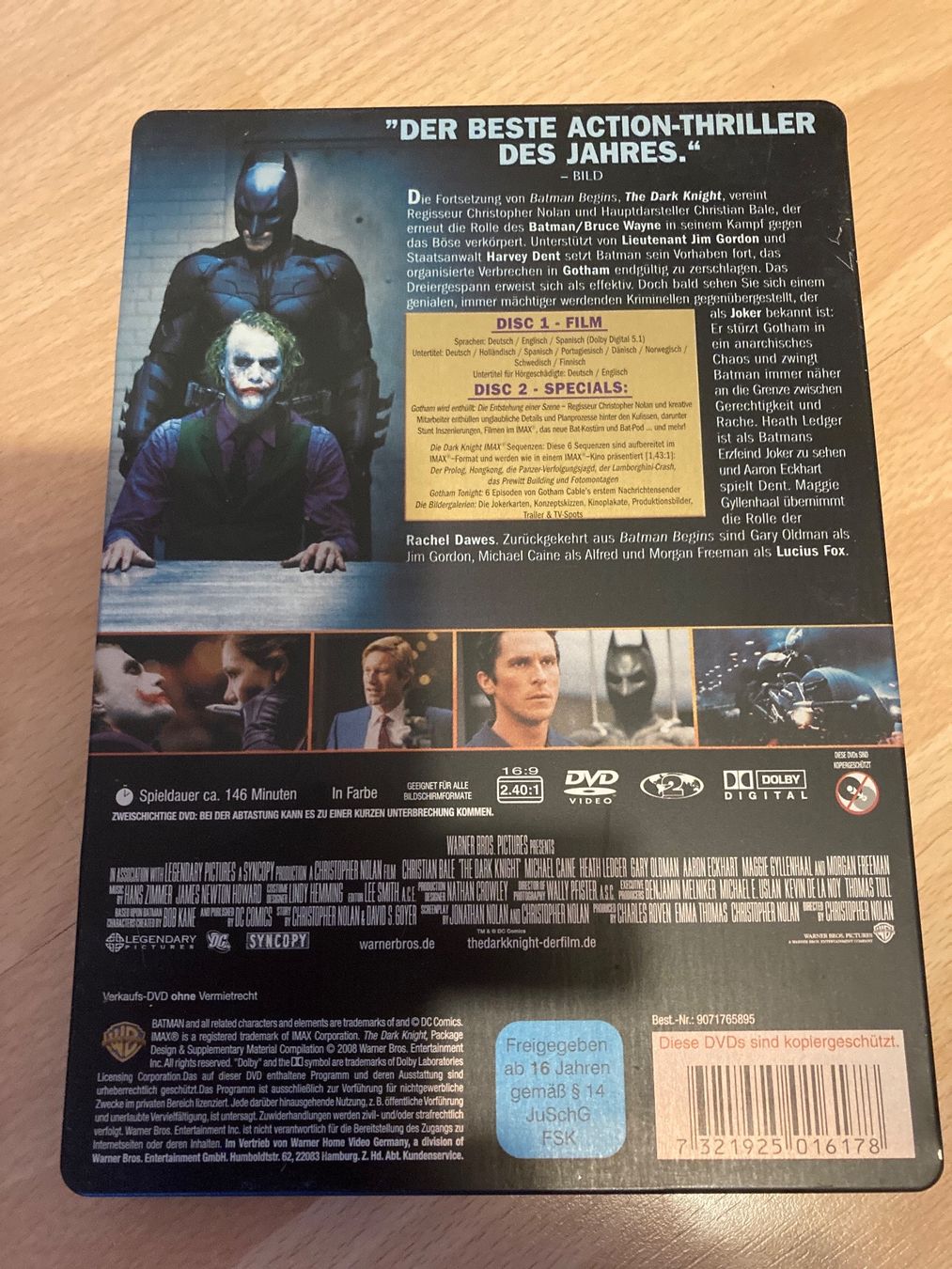 Tutti i DVDs: The Dark Knight 2- Disc Special Edition – Nuovo (secondo la descrizione) da Zürich venduto da msxmsx 1