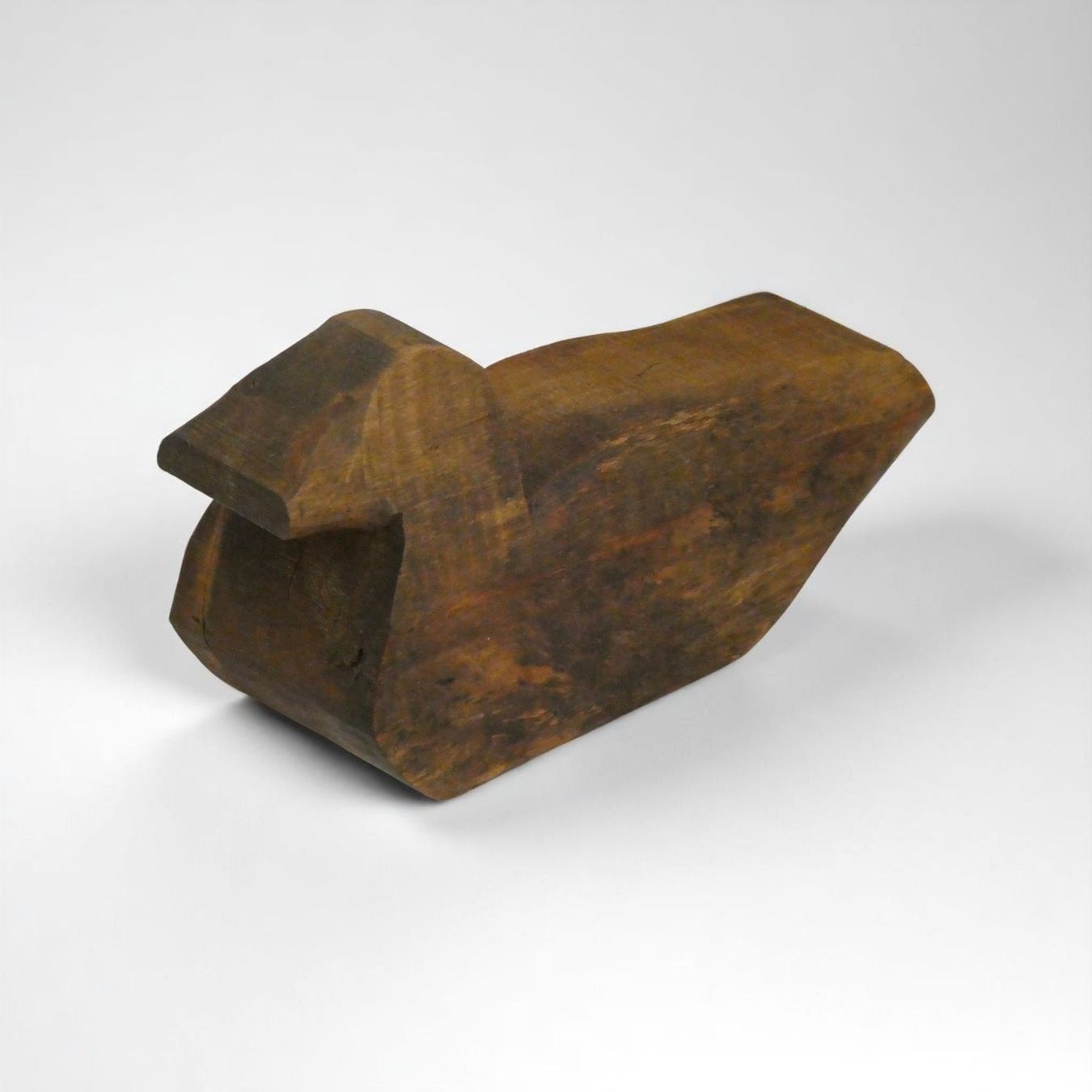 Sculture & Statue: Canard monoxyle en bois milieu 20ème siècle. – Usato da Fribourg venduto da will69