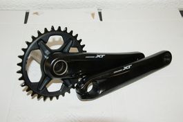 Kurbelgarnitur Shimano XT 12-fach 32 Zähne