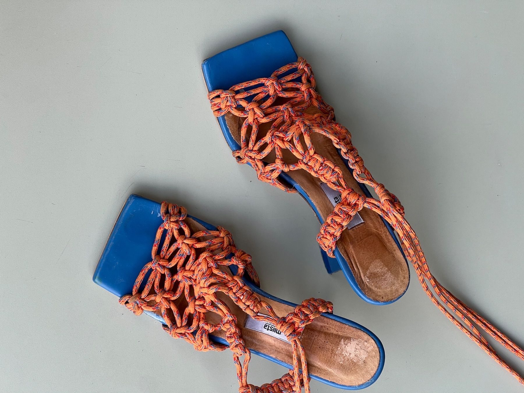 Miista Chaussures femmes: Heels Miista Stephanie orange/blau – D'occasion à Zürich par lesliemajer 5