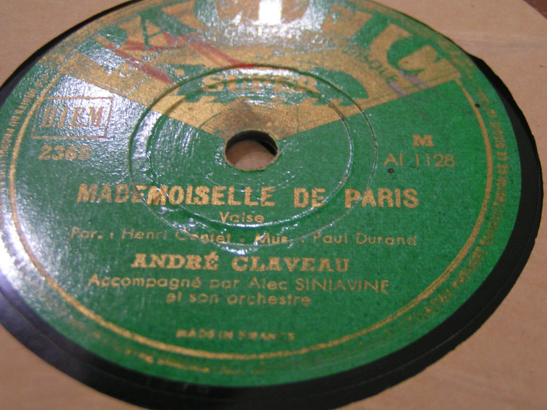 Dischi in vinile: DISQUES 78 TOURS – Usato da Lausanne venduto da Leag 1