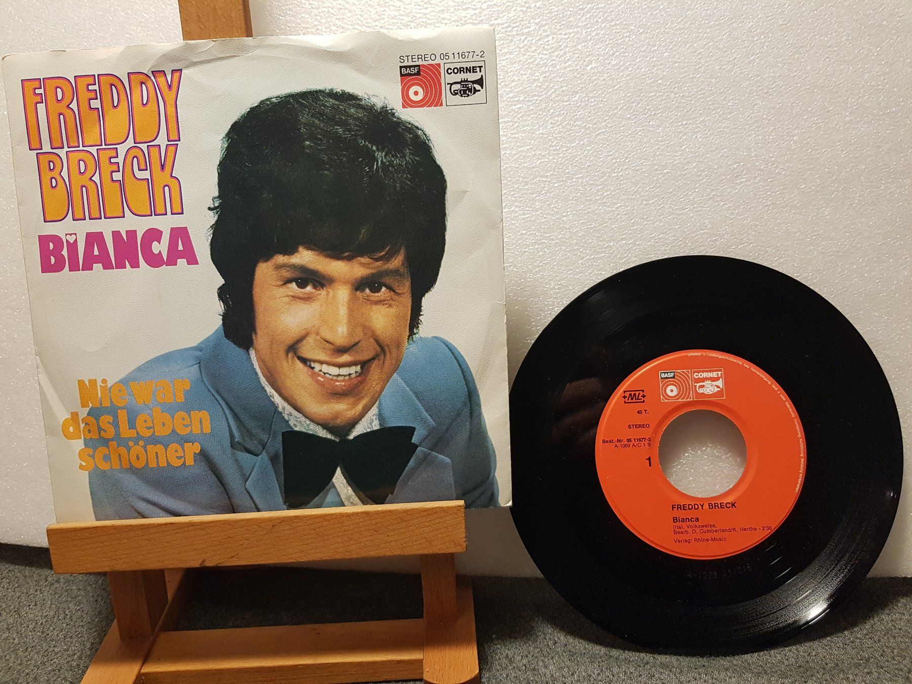 Vinyles: Freddy Breck - Bianca Single Schallplatte – D'occasion à Othmarsingen par chrampfi01