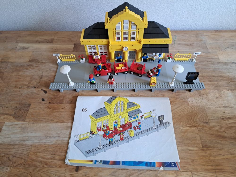 Lego 4554 Gelber Bahnhof 9V RC TRAIN Metro Station | Kaufen auf Ricardo