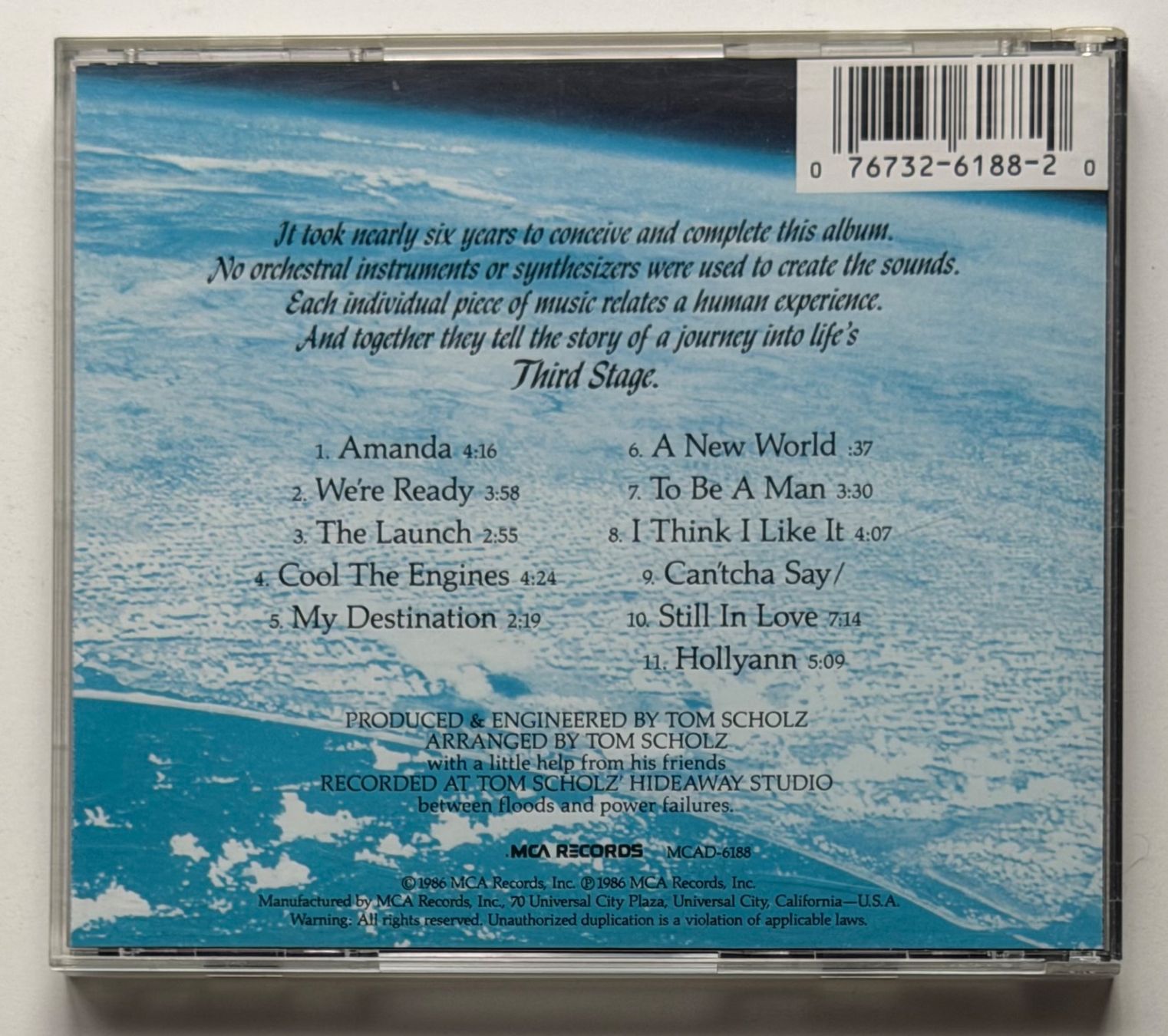 CD: Boston / Third Stage – Usato da Näfels venduto da rottabi 1