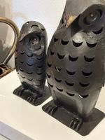 Garten Dekoration 2Grösse Eulen 🦉 mit teelicht