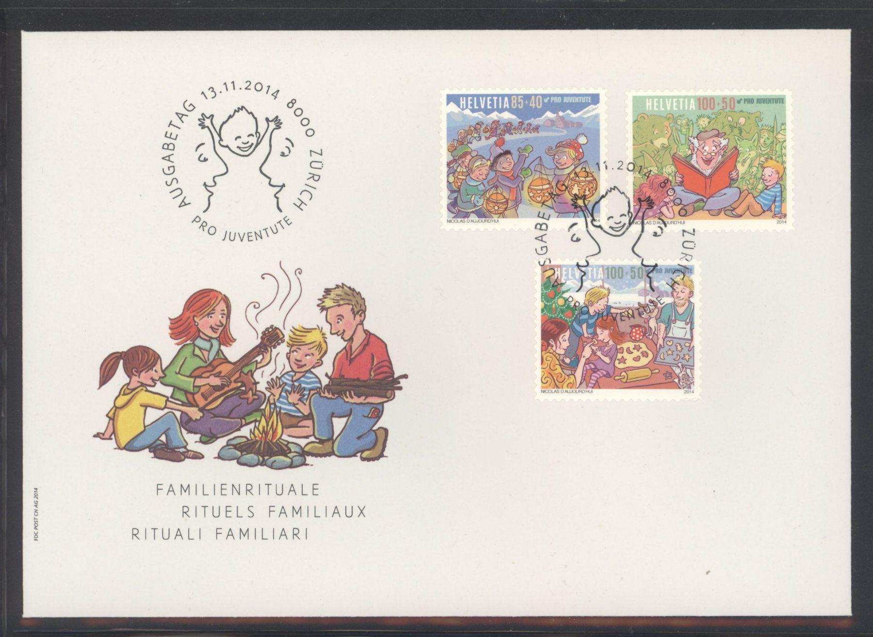 Tutti i francobolli: 2014, FDC, Pro Juventute – Usato da Willisau venduto da Vollstempel