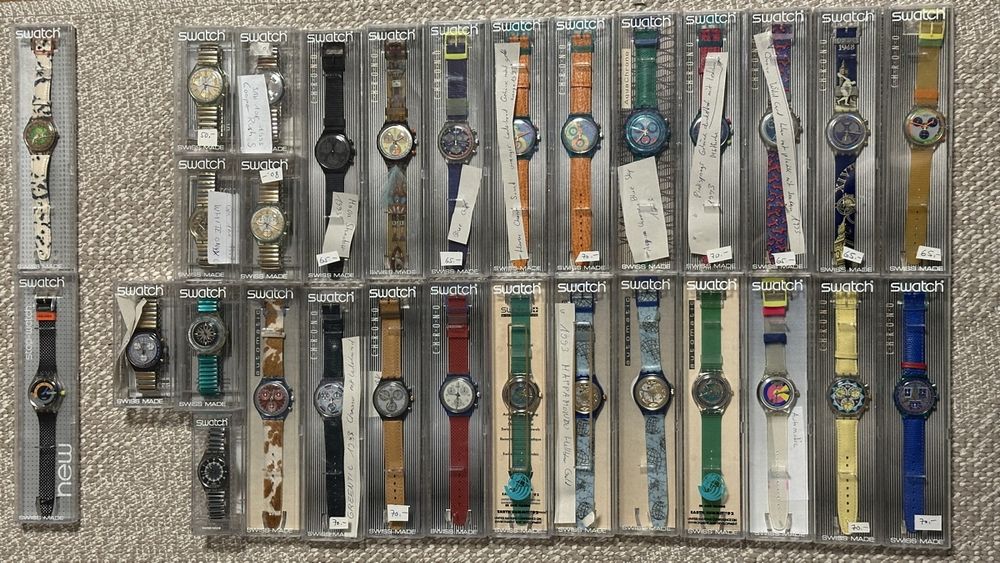 Swatch Orologi: Swatch Uhren Sammlung Vintage Raritäten – Nuovo e nell'imballaggio originale da Reinach BL venduto da BachoferRaeumungen 1
