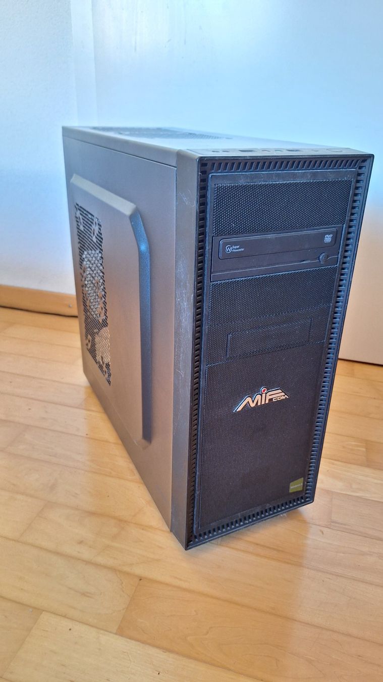 Gehäuse: PC-Case Deepcool Tesseract, Midi-Tower - black | MIFCOM – Gebraucht aus Zeiningen von Bonzei 2