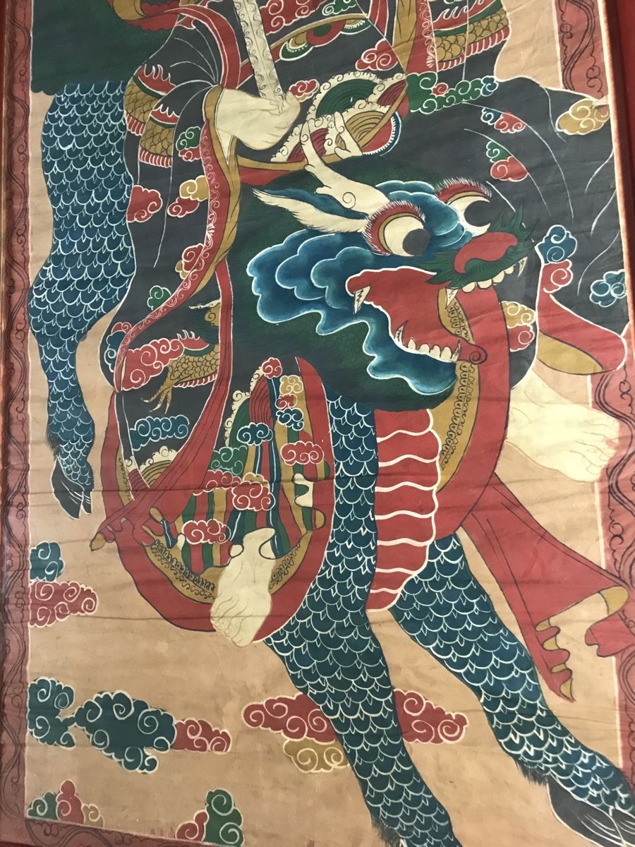 Dipinti: Antikes TAO Thangka signiert – Usato da Wolfhalden venduto da SecondAntique 5
