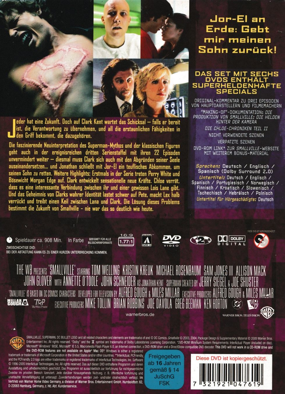Tutti i DVDs: DVD - Smallville - Staffel 3 – Usato da Langnau am Albis venduto da MediaRescuerKeLoX 1