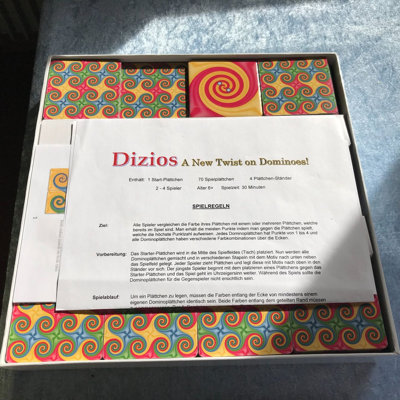 Spiele: Dizios Farben Domino – Neu und originalverpackt aus Brunnenthal von Eco07 2